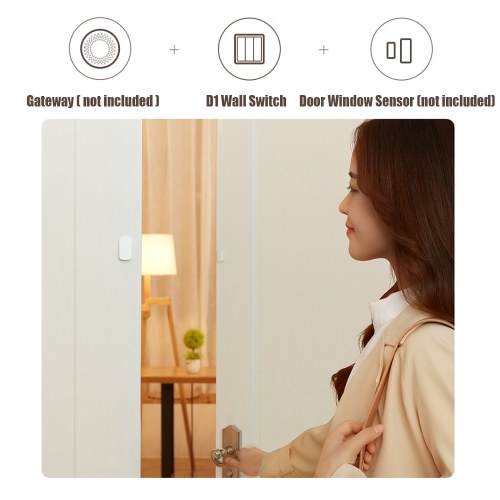 Aqara Wall Switch D1 ZigBee Smart Light Remote Control Fire Wire NO Neutral 2 Key Switchs
Aqara Wall Switch D1 ZigBee Smart Light Remote Control Fire Wire NO Neutral 2 Key Switchs