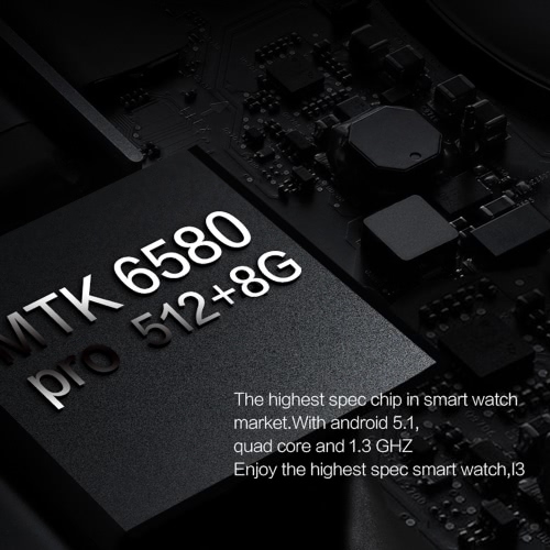 I3 Heart Rate Smart BT Sport GPS 3G/2G Watch Phone WCDMA GSM MTK6580 1.3GHz CPU 1.39" 400*400P Touch Screen 512MB RAM + 4GB ROM Android 5.1 Call Notification Pedometer Alarm Metal Frame MP3 MP4 WiFi
I3 Heart Rate Smart BT Sport GPS 3G/2G Watch Phone WCDMA GSM MTK6580 1.3GHz CPU 1.39" 400*400P Touch Screen 512MB RAM + 4GB ROM Android 5.1 Call Notification Pedometer Alarm Metal Frame MP3 MP4 WiFi