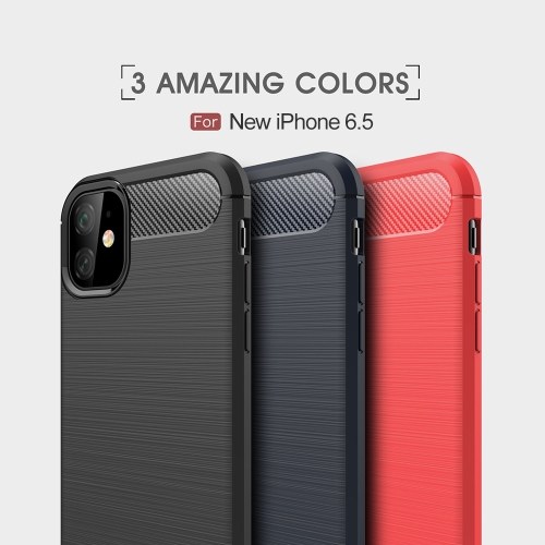 Lightweight Waterproof Iphone 6.5 Type Mobile Phone Cover Brushed Silicone Anti-Drop Soft Cover For I-phone 11
Lightweight Waterproof Iphone 6.5 Type Mobile Phone Cover Brushed Silicone Anti-Drop Soft Cover For I-phone 11