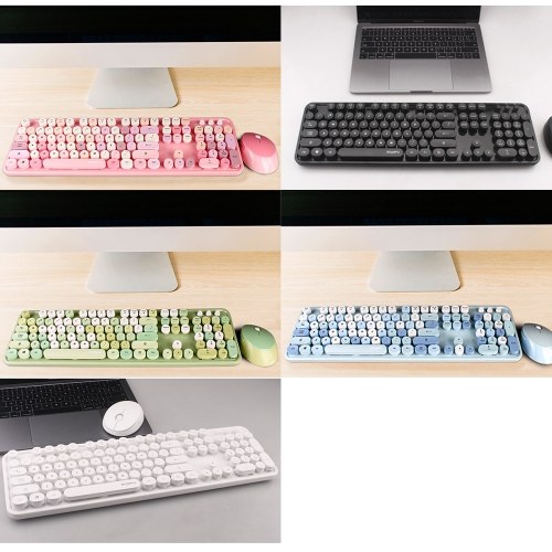 Cordless Mechanical Keyboard Mouse Round Cap Keyboard Office Desktop Keyboard and Mouse Set
Cordless Mechanical Keyboard Mouse Round Cap Keyboard Office Desktop Keyboard and Mouse Set