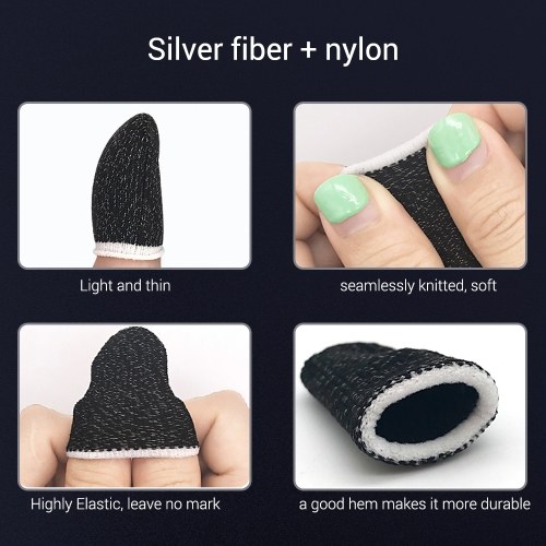 Gaming Finger Sleeve Touchscreen Thumb Sleeve Sensitive Sweat-proof Fingerprint-proof Breathable Finger Sleeve for Mobile Games 8 Pcs
Gaming Finger Sleeve Touchscreen Thumb Sleeve Sensitive Sweat-proof Fingerprint-proof Breathable Finger Sleeve for Mobile Games 8 Pcs