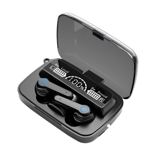 

M19 TWS BT5.1 Wireless Earphones 3D Touch Control LED Digital Display IPX7 Waterproof CVC 8.0 Noise Reduction Earbuds With Charging Base Compatible With Andriod iOS Windows