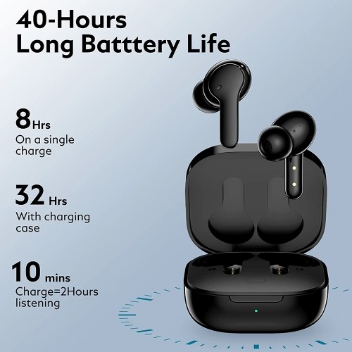 

QCY T13 Earbuds BT5.1 Wireless Earphones with 4 Mic Noise Reduction Touch Control Headset