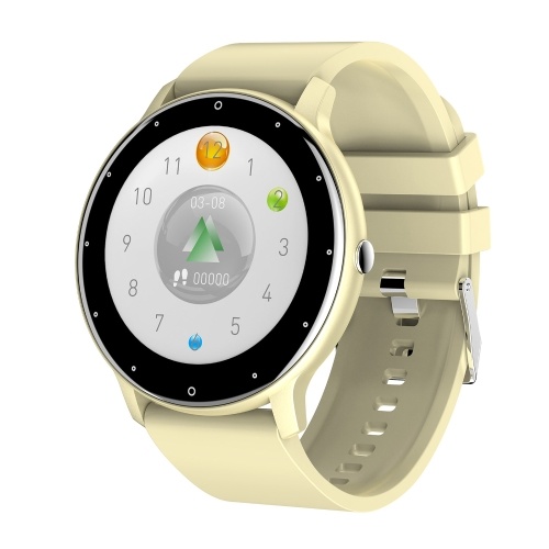 ZL02 Smart Bracelet Sports Watch 1.28-Inch IPS Full-Touch Screen BT4.0 Fitness Tracker IP67 Waterproof Sleep/Heart Rate/Blood Pressure Monitor Multiple Sports Mode Notification/Call/Sedentary Reminder Remote Camera Compatible with Android iOS
ZL02 Smart Bracelet Sports Watch 1.28-Inch IPS Full-Touch Screen BT4.0 Fitness Tracker IP67 Waterproof Sleep/Heart Rate/Blood Pressure Monitor Multiple Sports Mode Notification/Call/Sedentary Reminder Remote Camera Compatible with Android iOS