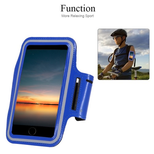 KKmoon Sport Arm Pouch Jogging Band Gym Running Strap Adjustable Sweat-absorbent TPU for iPhone6 KKmoon Sport Arm Pouch Jogging Band Gym Running Strap Adjustable Sweat-absorbent TPU for iPhone6