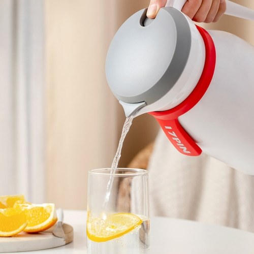 

Xiaomi Youpin 17PIN NXH001 1L Thermos Kettle From Vacuum Flask 1L Stainless Steel Vacuum Portable Insulation Thermoses Thermal 12h Bottle Water Kettle Cup for School Office Travel