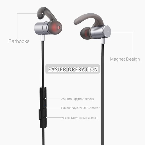 Fozento FT4 BT Earphone Wireless Business Sport Stereo Headphone Running Headset Hands-free Pair/off/on Receive/Hang Music Play/Pause Volume +/- for iPhone 7 Plus Samsung S8+
Fozento FT4 BT Earphone Wireless Business Sport Stereo Headphone Running Headset Hands-free Pair/off/on Receive/Hang Music Play/Pause Volume +/- for iPhone 7 Plus Samsung S8+