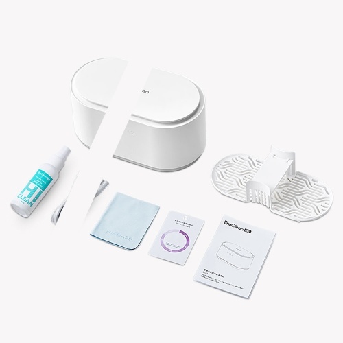 Eraclean Ultrasonic Cleaner 40W Frequency Conversion 45000Hz Vibration UVC Sterilization Cleaning Machine for Eyeglasses Rings App Control
Eraclean Ultrasonic Cleaner 40W Frequency Conversion 45000Hz Vibration UVC Sterilization Cleaning Machine for Eyeglasses Rings App Control