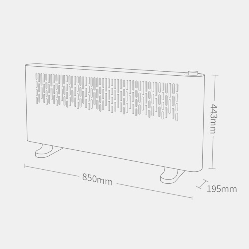 

Xiaomi Youpin Electric Heater Winter Warmer Home Machine Adjustable Gears Position Quick Heating Lasting Constant Temperature 220V 2000W