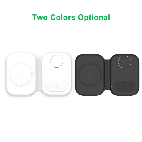 F20 Magnetic Foldable Wireless Charger 3 in 1 Charging Station 15W Fast Charging Pad for Multiple Devices
F20 Magnetic Foldable Wireless Charger 3 in 1 Charging Station 15W Fast Charging Pad for Multiple Devices