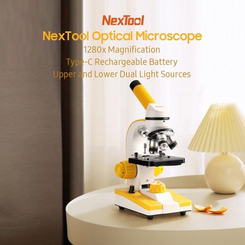 NexTool NE20039 High Definition Optical Microscope 1280x Monocular Biological Microscope Set
NexTool NE20039 High Definition Optical Microscope 1280x Monocular Biological Microscope Set