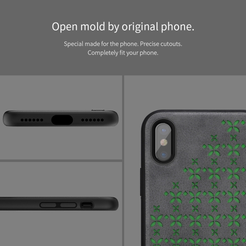 NILLKIN Star Case For iPhone X Luminous Night Light PU Leather Back Cover Hollowed-out Flowers Anti-fingerprints TPU PC PU Protective Phone Case For iPhone X NILLKIN Star Case For iPhone X Luminous Night Light PU Leather Back Cover Hollowed-out Flowers Anti-fingerprints TPU PC PU Protective Phone Case For iPhone X