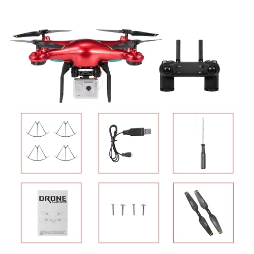 L500HD 2.4G WiFi FPV 480P Камера Высота над уровнем моря G-сенсор RC Drone Quadcopter RTF
L500HD 2.4G WiFi FPV 480P Камера Высота над уровнем моря G-сенсор RC Drone Quadcopter RTF