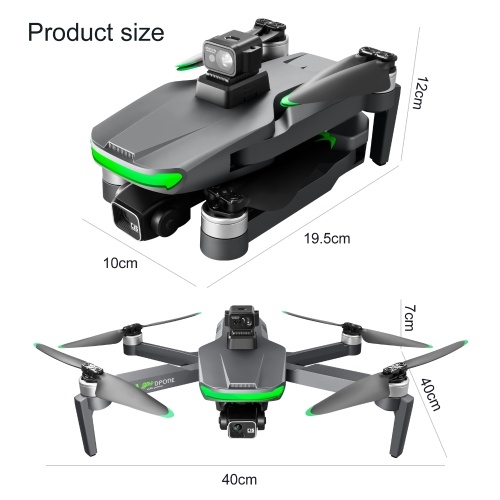YLR / C S155 GPS 5G WiFi 6KM Repeater FPV 2.7K HD ESC Camera 3-Axis EIS Gimbal Remote Control Drone с сумкой для хранения - без препятствий для избегания препятствий
YLR / C S155 GPS 5G WiFi 6KM Repeater FPV 2.7K HD ESC Camera 3-Axis EIS Gimbal Remote Control Drone с сумкой для хранения - без препятствий для избегания препятствий