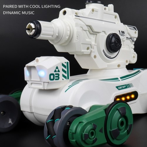 2.4G 360° Rotating Remote Control Spray Tank Toy Shooting Water Bomb Gesture Sensing Remote Control Stunt Car
2.4G 360° Rotating Remote Control Spray Tank Toy Shooting Water Bomb Gesture Sensing Remote Control Stunt Car