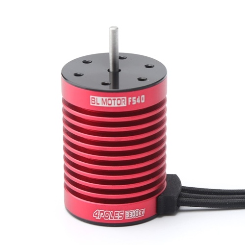 

F540 Brushless Motor 3000KV RC Crawler Motor 4 Poles Compatible with 1/10 RC Car Redcat Electric Volcano EPX PRO Blackout XTE