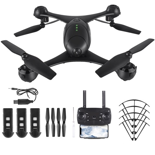 KFPLAN KF600 Drone с камерой 720P Wifi FPV Оптический позиционирующий позиционирование с позицией Фотография Высота Quadopter с 3 батареями
KFPLAN KF600 Drone с камерой 720P Wifi FPV Оптический позиционирующий позиционирование с позицией Фотография Высота Quadopter с 3 батареями