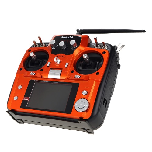 Original Mode 2 Orange RadioLink AT10 2.4G 10CH Remote Control System Transmitter w/ R12DS Receiver & PRM-01 Voltage Return Module
Original Mode 2 Orange RadioLink AT10 2.4G 10CH Remote Control System Transmitter w/ R12DS Receiver & PRM-01 Voltage Return Module