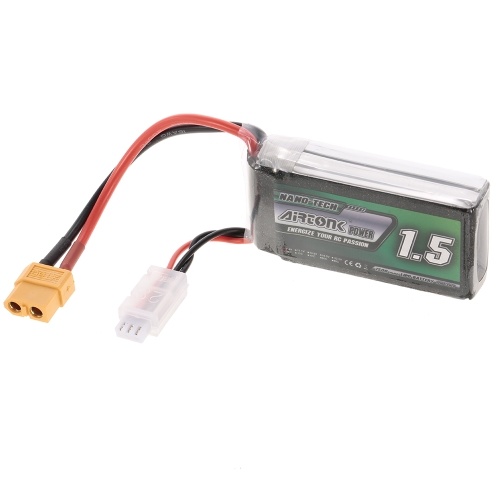 7.4V 1500mAh 30C 2S Аккумуляторная Li-Po батарея с XT60 Plug для RC Racing Drone Quadcopter Вертолет Самолет Автомобильный грузовик
7.4V 1500mAh 30C 2S Аккумуляторная Li-Po батарея с XT60 Plug для RC Racing Drone Quadcopter Вертолет Самолет Автомобильный грузовик