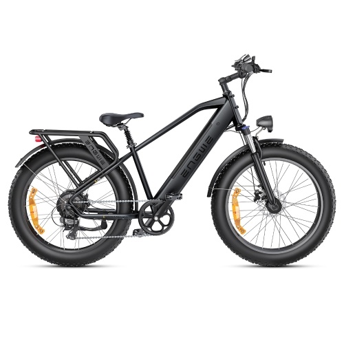 

ENGWE E26 Ebike 26*4,0 дюйма с толстыми шинами, двигатель 250 Вт, с двойной подвеской, вездеходный электронный велосипед, горный велосипед, максимальная дальность полета 140 км, высокий шаг