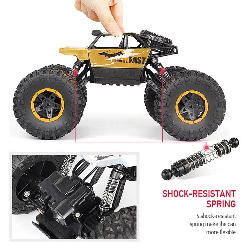 P810 1/18 2.4G 4WD 15KM/h Alloy High Speed Monster Truck Cross-country RC Climbing Car P810 1/18 2.4G 4WD 15KM/h Alloy High Speed Monster Truck Cross-country RC Climbing Car