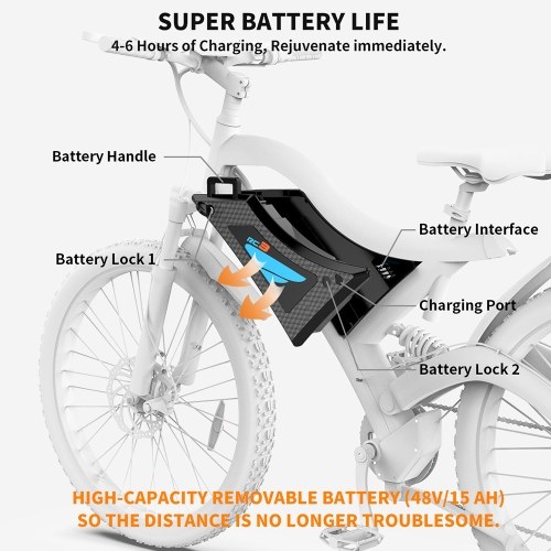 AOSTIRMOTOR S05 Electric Bicycle One integral wheel 500W Motor Mountain Electric Bike
AOSTIRMOTOR S05 Electric Bicycle One integral wheel 500W Motor Mountain Electric Bike