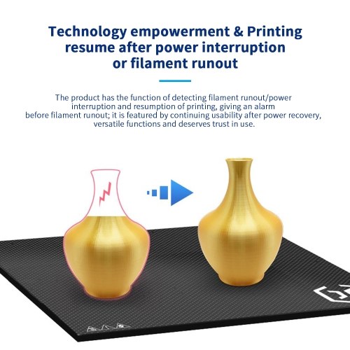 Artillery Sidewinder-X2 3D Printer 300x300x400mm Printing Size(Free a roll of 1KG PLA Filament with Random color)
Artillery Sidewinder-X2 3D Printer 300x300x400mm Printing Size(Free a roll of 1KG PLA Filament with Random color)