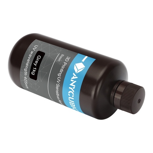 Original ANYCUBIC 3D Printer Resin 405nm LCD Quick-Curing Resin Material High Precision Great Stability for LCD 3D Printing 1KG Black Color
Original ANYCUBIC 3D Printer Resin 405nm LCD Quick-Curing Resin Material High Precision Great Stability for LCD 3D Printing 1KG Black Color
