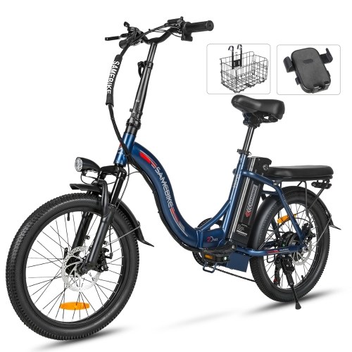 SAMEBIKE CY20 Складной электрический велосипед 20*2,35-дюймовые спицы, мотор 350 Вт, аккумулятор 36 В 12 Ач, максимальный запас хода 80 км, механические дисковые тормоза, двойная подвеска
SAMEBIKE CY20 Складной электрический велосипед 20*2,35-дюймовые спицы, мотор 350 Вт, аккумулятор 36 В 12 Ач, максимальный запас хода 80 км, механические дисковые тормоза, двойная подвеска