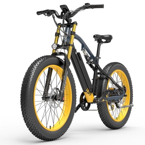 LANKELEISI RV700 Mountain Snow Beach Ebike 26*4.0" Fat Tires 1000W Brushless Motor Electric Bike 130km Power-Assist Range
LANKELEISI RV700 Mountain Snow Beach Ebike 26*4.0" Fat Tires 1000W Brushless Motor Electric Bike 130km Power-Assist Range