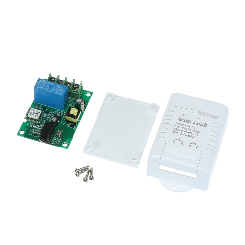 TH-16 Wi-Fi-переключатель, совместимый с Sonoff и EWeLink 16A / 3500 Вт для контроля температуры Smart Switch Home Kit Automation
TH-16 Wi-Fi-переключатель, совместимый с Sonoff и EWeLink 16A / 3500 Вт для контроля температуры Smart Switch Home Kit Automation