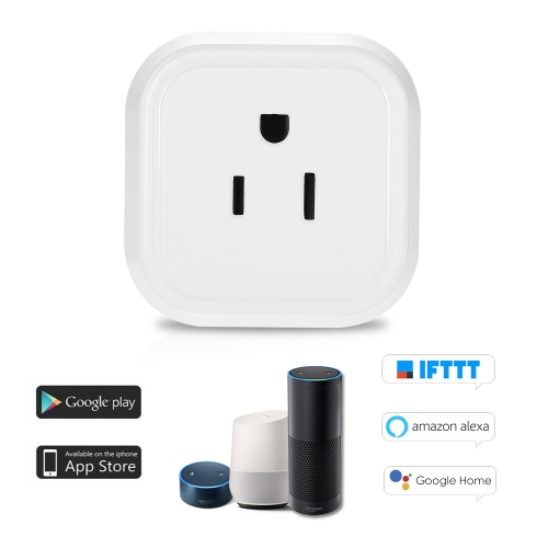 Mini Wifi Smart US Plug Voice Control for Amazon Alexa for Google Home/Nest IFTTT For TP-Link (1 Pack) Mini Wifi Smart US Plug Voice Control for Amazon Alexa for Google Home/Nest IFTTT For TP-Link (1 Pack)