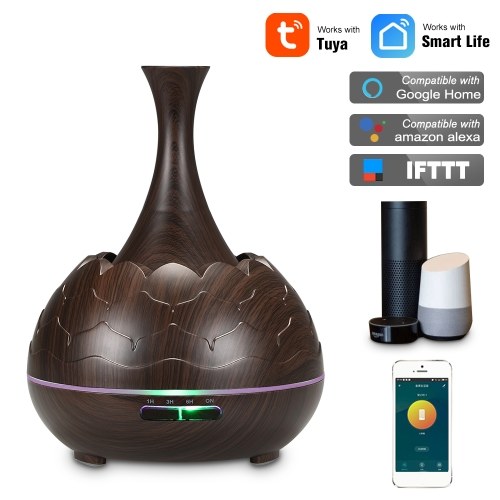 Smart Wifi Wireless LED Night Lamp 400ml Humidifier Essential Oil Aromatherapy Mist Diffuser
Smart Wifi Wireless LED Night Lamp 400ml Humidifier Essential Oil Aromatherapy Mist Diffuser