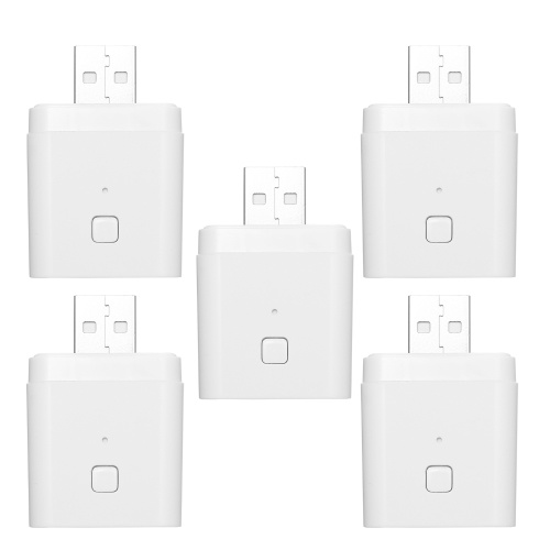 1PCS Tuya Micro 5V Wireless USB Smart Adaptor Flexible and Portable Make USB Devices Smart via Tuya APP Voice Control Compatible with Alexa Google Home
1PCS Tuya Micro 5V Wireless USB Smart Adaptor Flexible and Portable Make USB Devices Smart via Tuya APP Voice Control Compatible with Alexa Google Home
