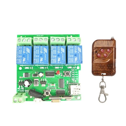 eWeLink 433Mhz Smart Remote Control Wireless Switch Universal Module 4ch DC 5V 12V 32V Wifi Switch Timer Phone APP Remote Control Support Alexa Google Home Voice Control With RF433MHz Remote Controller for Smart Home
eWeLink 433Mhz Smart Remote Control Wireless Switch Universal Module 4ch DC 5V 12V 32V Wifi Switch Timer Phone APP Remote Control Support Alexa Google Home Voice Control With RF433MHz Remote Controller for Smart Home
