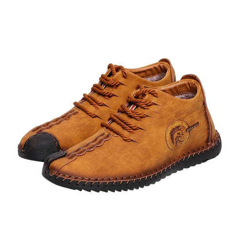 Retro Breathable Velvet Warm Winter Casual Leather Shoes Retro Breathable Velvet Warm Winter Casual Leather Shoes