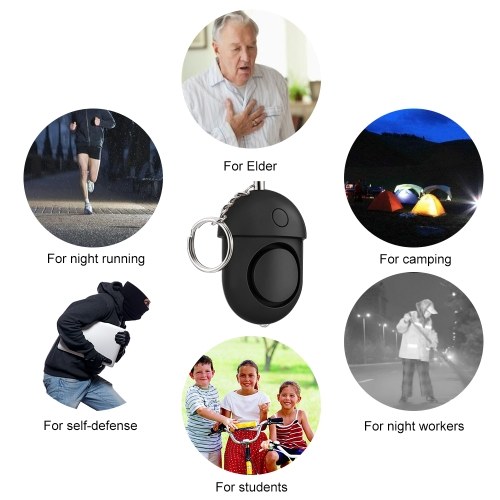 Personal Alarm/ 125-130dB Safe Sound Emergency Self-Defense Security Alarm/ Keychain/ LED Flashlight
Personal Alarm/ 125-130dB Safe Sound Emergency Self-Defense Security Alarm/ Keychain/ LED Flashlight