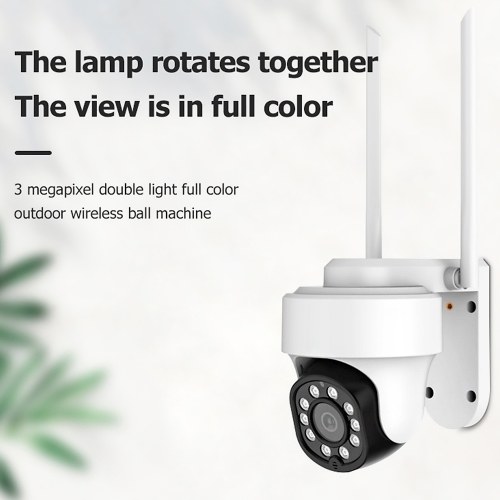 Home Security WIFI Camera 3MP Wireless IP Camera Baby Monitor w/Two-way Audio/Night Vision/Motion Detection/APP Remote View/IP66 Waterproof PTZ Cam
Home Security WIFI Camera 3MP Wireless IP Camera Baby Monitor w/Two-way Audio/Night Vision/Motion Detection/APP Remote View/IP66 Waterproof PTZ Cam