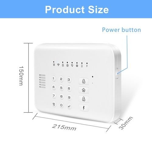 Security Alarm System Kit Auto Dial GSM+WiFi Home Security Wireless Alarm System GSM Home Security Alarm System Motion Sensor Door/Window Sensor Remote Control
Security Alarm System Kit Auto Dial GSM+WiFi Home Security Wireless Alarm System GSM Home Security Alarm System Motion Sensor Door/Window Sensor Remote Control
