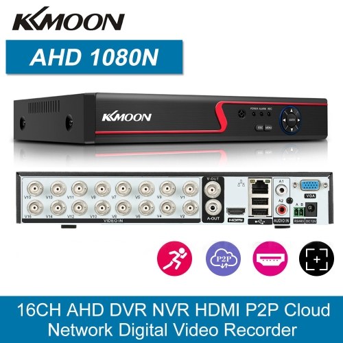 

16CH 1080P DVR Recorder H.264+ CCTV 5-in-1 NVR/AHD/Analog/TVI/CVI Digital Video Recorder