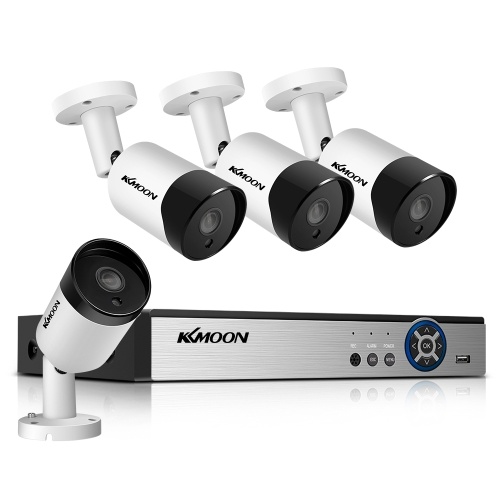 

8CH Home Security Camera System DVR Recorder with 4pcs 2.0MP HD Indoor Outdoor Weatherproof Surveillance Cameras