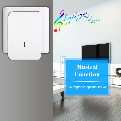 Wireless Doorbell Chime With LED 5 Levels Volume 55 Ringtones Compatible with Smart Video Doorbell
Wireless Doorbell Chime With LED 5 Levels Volume 55 Ringtones Compatible with Smart Video Doorbell