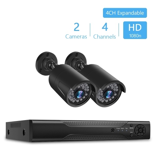 4Channel Digital Video Recorder+2pcs 1080P Black Cameras with 36pcs IR-CUT LED Lights
4Channel Digital Video Recorder+2pcs 1080P Black Cameras with 36pcs IR-CUT LED Lights