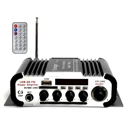 HY604 Mini Hi-Fi Power Amplifier 4-CH Subwoofer Stereo Audio Player Car Motorcycle Home BT Power Amplifier
HY604 Mini Hi-Fi Power Amplifier 4-CH Subwoofer Stereo Audio Player Car Motorcycle Home BT Power Amplifier