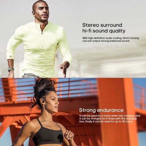 QCY T6 BT Headset True Wirelessly Stereo In-Ear BT5.0 Earphones Sports Stereo Headphone With 600mAh Charg-ing Box
QCY T6 BT Headset True Wirelessly Stereo In-Ear BT5.0 Earphones Sports Stereo Headphone With 600mAh Charg-ing Box