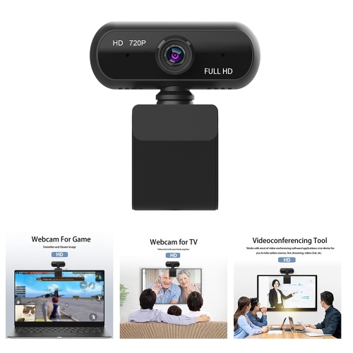 Full HD 720P Wide Angle USB Webcam USB2.0 Drive-Free With Mic Web Cam Laptop Online Teching Conference Live Streaming Video Calling Web Cameras Anti Peeping Webcame
Full HD 720P Wide Angle USB Webcam USB2.0 Drive-Free With Mic Web Cam Laptop Online Teching Conference Live Streaming Video Calling Web Cameras Anti Peeping Webcame