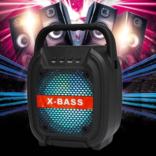 BT6118 Portable Wireless Bluetooth Speaker Outdoor Soundbox Stereo Bass Subwoofer Music Player Support FM Radio TF U Drive AUX IN w/ Mic 1500mAh Battery
BT6118 Portable Wireless Bluetooth Speaker Outdoor Soundbox Stereo Bass Subwoofer Music Player Support FM Radio TF U Drive AUX IN w/ Mic 1500mAh Battery