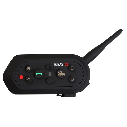 EJEAS E6 мотоциклов BT гарнитура / Внутренняя связь 1200м Говорящие Полный диапазон Дуплекс громкой переговорные Шлем гарнитура Черный для Riders Шесть мотоциклов
EJEAS E6 мотоциклов BT гарнитура / Внутренняя связь 1200м Говорящие Полный диапазон Дуплекс громкой переговорные Шлем гарнитура Черный для Riders Шесть мотоциклов