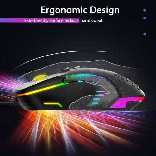 ONIKUMA CW902 Wired Gaming Mouse RGB Backlight Adjustable DPI USB Computer Mouse for Windows PC & Laptop Gamers
ONIKUMA CW902 Wired Gaming Mouse RGB Backlight Adjustable DPI USB Computer Mouse for Windows PC & Laptop Gamers