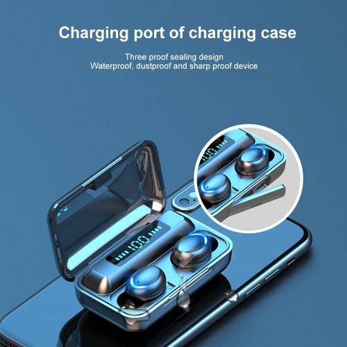 TWS Earbuds Bluetooth 5.0 True Wireless Headphones Sports Headset with Mic LED Display USB Output Power Bank
TWS Earbuds Bluetooth 5.0 True Wireless Headphones Sports Headset with Mic LED Display USB Output Power Bank
